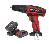 Sealey CP20VDD 20v Cordless Combi Drill 2 x 2ah Li-ion Battery Charger Bag