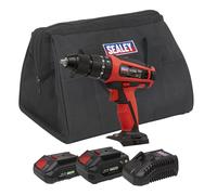 Sealey CP20VDDKIT SV20 Series 13mm Cordless Combi Drill Kit 20V - 2 Batteries