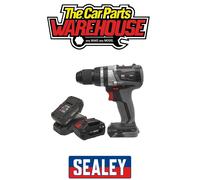 Sealey CP20VDDX 20v Cordless Brushless Combi Drill 1 x 2ah & 1 x4ah Li-ion Battery Charger Bag