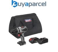 Sealey Cordless Brushless Combi Drill CP20VDDX 20V - 1x 2Ah Li-ion Battery, Charger, Bag