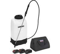 Sealey Cordless Garden Backpack Sprayer 20V SV20 Series 15L 2 Batteries