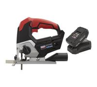 Sealey CP20VJS 20v Cordless Jigsaw 1 x 2ah Li-ion Battery Charger Bag