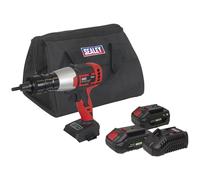 Sealey Brushless Cordless Nut Riveter 20V SV20 Series - 2 Batteries