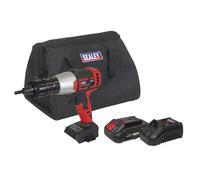Sealey 20V 2Ah SV20 Brushless Cordless Nut Riveter Kit - CP20VNRKIT1