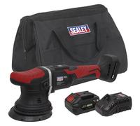 Sealey CP20VOPKIT 20V Ø125mm Cordless Orbital Polisher Kit