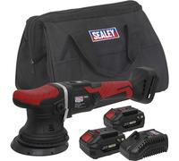 Sealey Cordless Orbital Polisher Kit 20V 125mm - 2 Batteries
