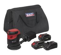 Sealey Cordless Orbital Palm Sander Kit 125mm 20V - 2 Batteries