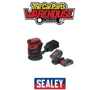 Sealey CP20VOS 20v Cordless Orbital Palm Sander 2 x 2ah Li-ion Battery Charger Bag