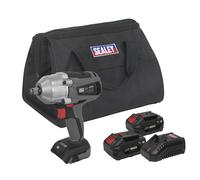 Sealey CP20VPIWKIT Premier SV20 Series 1/2"Sq Drive Brushless Cordless Impact