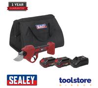 Sealey CP20VPS 20v Cordless Brushless Pruning Shears 2 x 2ah Li-ion Battery Charger Bag