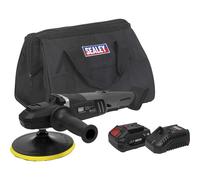 Sealey 20V 4Ah SV20 Series Ø180mm Brushless Rotary Polisher Kit - CP20VRPXKIT1