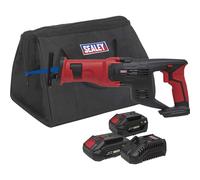 Sealey CP20VRS 20v Cordless Reciprocating Saw 2 x 2ah Li-ion Battery Charger Bag