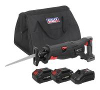 Sealey CP20VRSX 20v Cordless Brushless Reciprocating Saw 2 x 4ah Li-ion