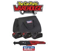Sealey CP20VRWKIT Cordless Ratchet Wrench 3/8"Sq Drive Kit 20V - 2 Batteries