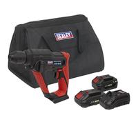Sealey CP20VSDSKIT 20v Cordless SDS Hammer Drill Kit 2 x 2.0ah Batteri