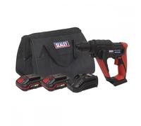 Sealey CP20VSDSKIT 20v Cordless SDS Hammer Drill Kit 2 x 2.0ah Batteri