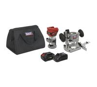 Sealey CP20VTRKIT1 20V Sv20 Series Cordless Trimming Router Kit 4Ah - 1 Battery