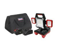 Sealey CP20VWLKIT1 Cordless/Corded 20V 4Ah Sv20 Series Worklight Kit 45W Smd Led