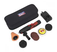 Sealey CP2812V Cordless Mini Sander/Polisher Kit Ø75Mm 12V Lithium-Ion
