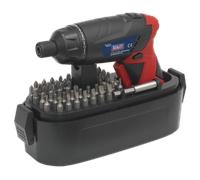 Sealey CP36S Cordless Screwdriver Set 53pc 3.6V Lithium-ion