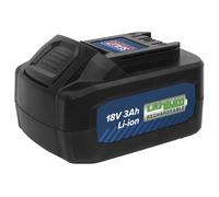 Sealey CP400BP Power Tool Battery 18V 3Ah Lithium-Ion For Cp400Li & Cp440Lihv
