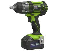 Sealey CP400LIHV 18V 1/2"Sq Drive Cordless Impact Wrench With Ba