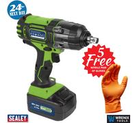 Sealey CP400LIHV 18v Cordless 1/2" Impact Wrench Gun 3Ah Li-ion Battery +Charger