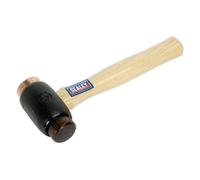 Sealey CRF35 Premier Copper/Rawhide Faced Hammer with Hickory Shaft 3.5lb
