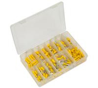 Sealey Crimp Terminal Assortment 140pc Yellow