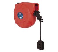 Sealey Crm101 Cable Reel System Retractable 10Mtr 1 X 230V Socket