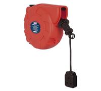 Sealey Crm101 Cable Reel System Retractable 10Mtr 1 X 230V Socket