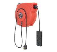 Sealey Crm15 Cable Reel System Retractable 15Mtr 2 X 230V Socket
