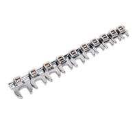 Sealey Crow's Foot Open End Spanner Set 10pc 3/8"Sq Drive Metric