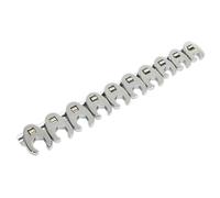 Sealey Premier Crow's Foot Spanner Set 3/8"Sq Drive 10pc AK598