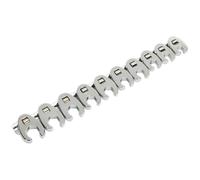 Sealey Crow's Foot Spanner Set 10pc Metric