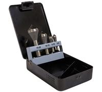 Sealey Countersink Drill Bit Set CSSET4O 4pc 90° Slotted Deburring