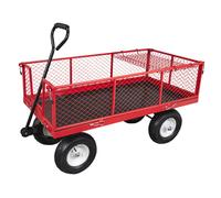 Sealey CST806 Platform Truck with Sides Pneumatic Tyres 350kg Capacity