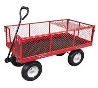 Sealey Cst806 Platform Truck With Sides Pneumatic Tyres 450Kg Capacity