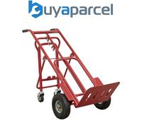 Sealey CST989 3-in-1 Sack Truck with Pneumatic Tyres 250kg Capacity
