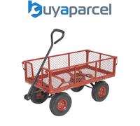 Sealey Platform Truck With Removable Sides Pneumatic Tyres 200Kg Capacity Cst997