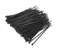 Sealey Black Cable Ties 100mm 2.5mm