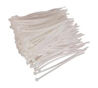 Sealey White Cable Ties 100mm 2.5mm