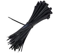 Sealey Black Cable Ties 200mm 4.8mm