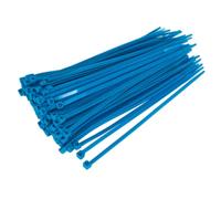 Sealey CT20048P100B Cable Tie 200 X 4.4Mm Blue Pack Of 100