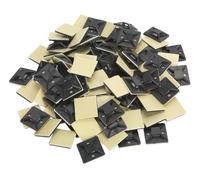 Sealey CTM3030B Self-Adhesive Cable Tie Mount 30 x 30mm Black Pack of 100