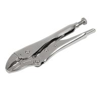 Sealey AK6820 180mm Locking Pliers Curved Jaws 0-35mm Capacity