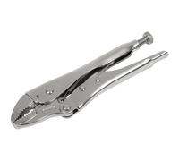 Sealey AK6820 180mm Locking Pliers Curved Jaws 0-35mm Capacity