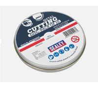 Sealey Cutting Disc 10Pc 115M 4.5" 1.2mm Flat Metal Angle Grinder Cutting Discs