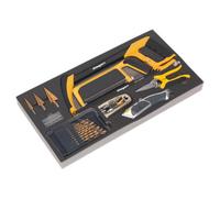 Sealey Cutting & Drilling Set With Tool Tray 28 Pieces Yellow/black S01133