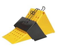 Sealey Cv127 HGV Wheel Chock with Bracket 3.06Kg/Single